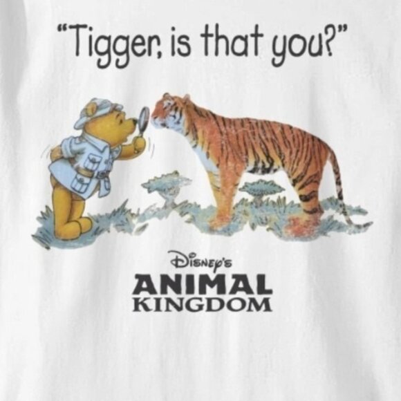 Tigger Is That You Shirt - Vintage Animal Kingdom Style Funny Tee - Picture 2 of 6